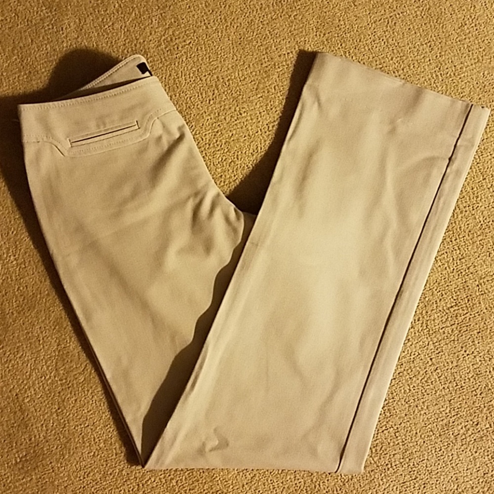 The Limited Stretch Tan Dressy Pants Size 4 Long